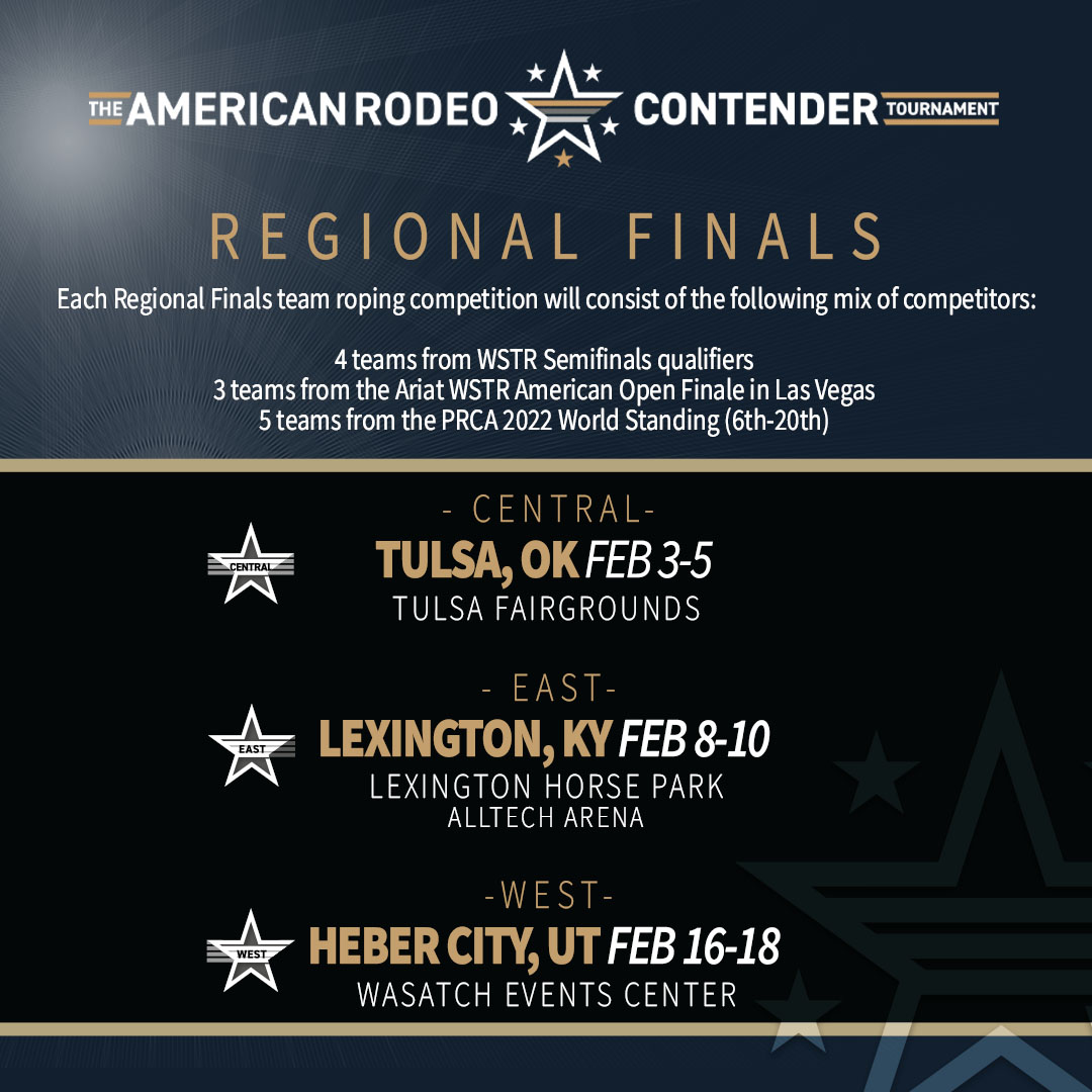 Ariat WSTR American Rodeo Contender Tourn. Semi-Finals & Wild Card Round