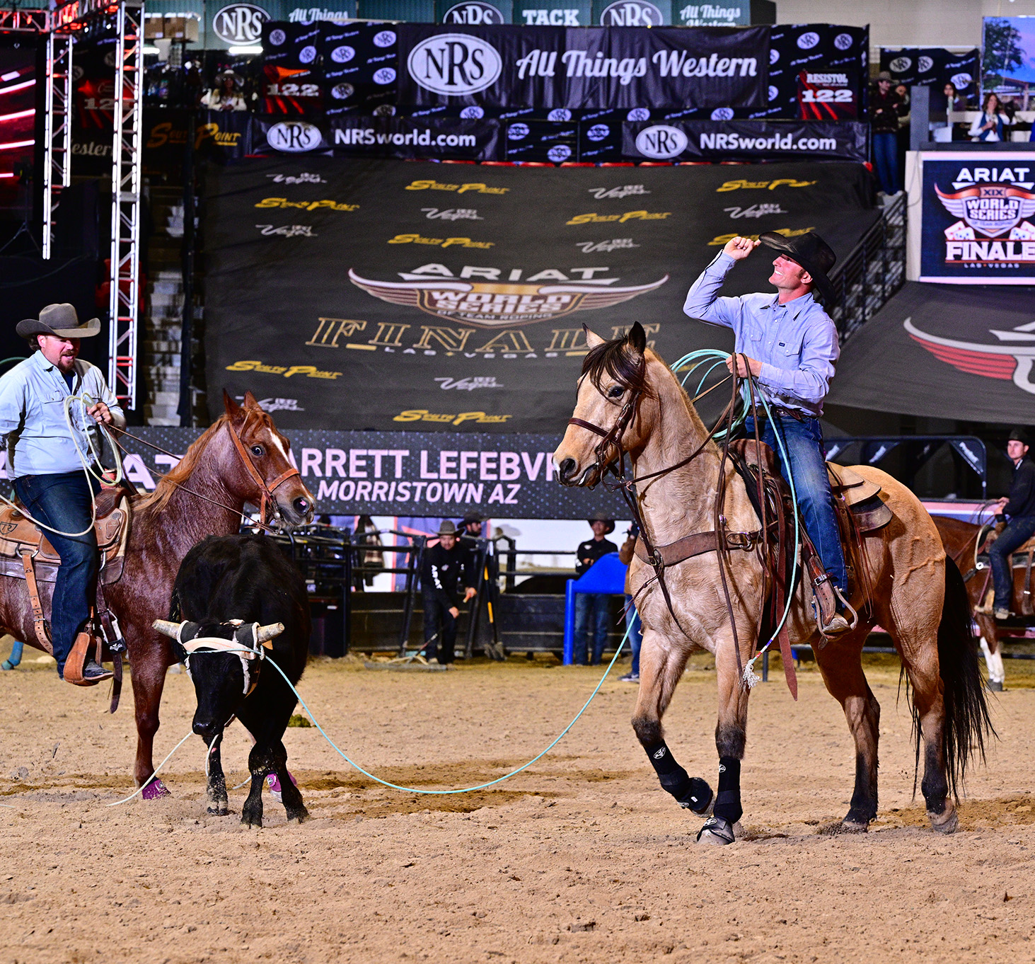 Ariat WSTR #9.5 Ariat Finale Champions: Garrett Lefebvre and Clancy Wilkerson
