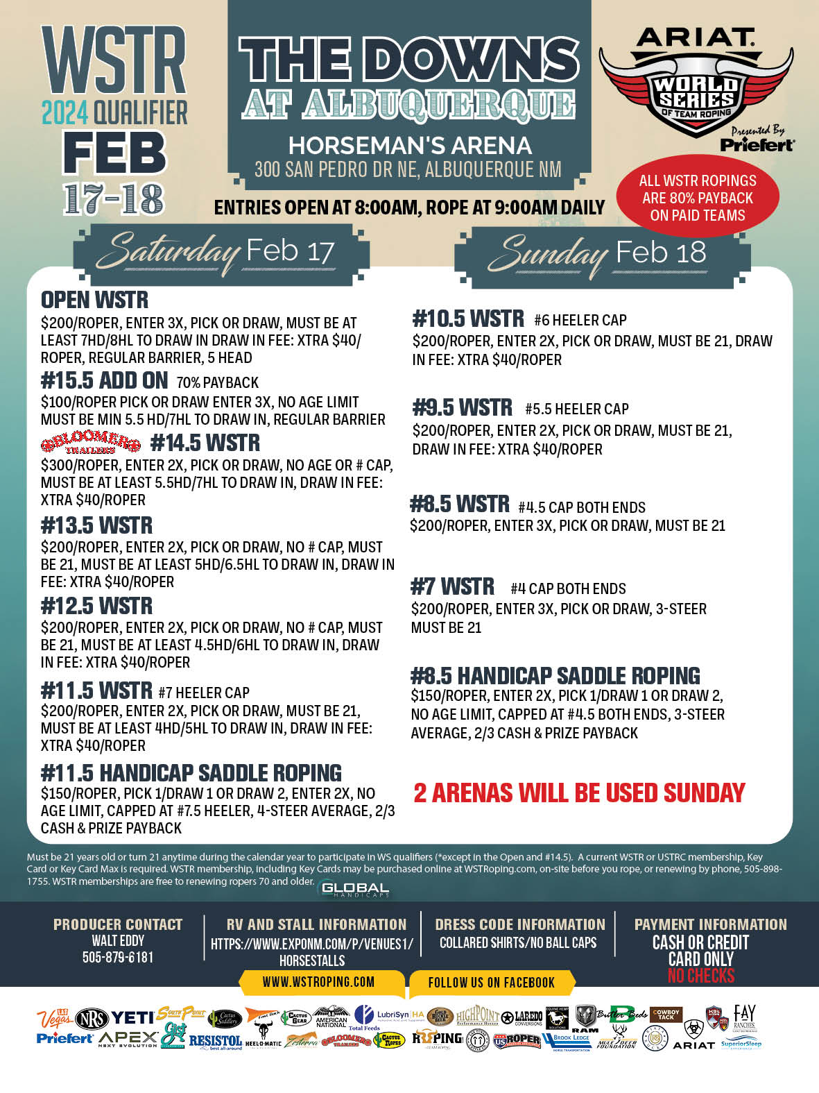 Calendar | World Series of Team Roping