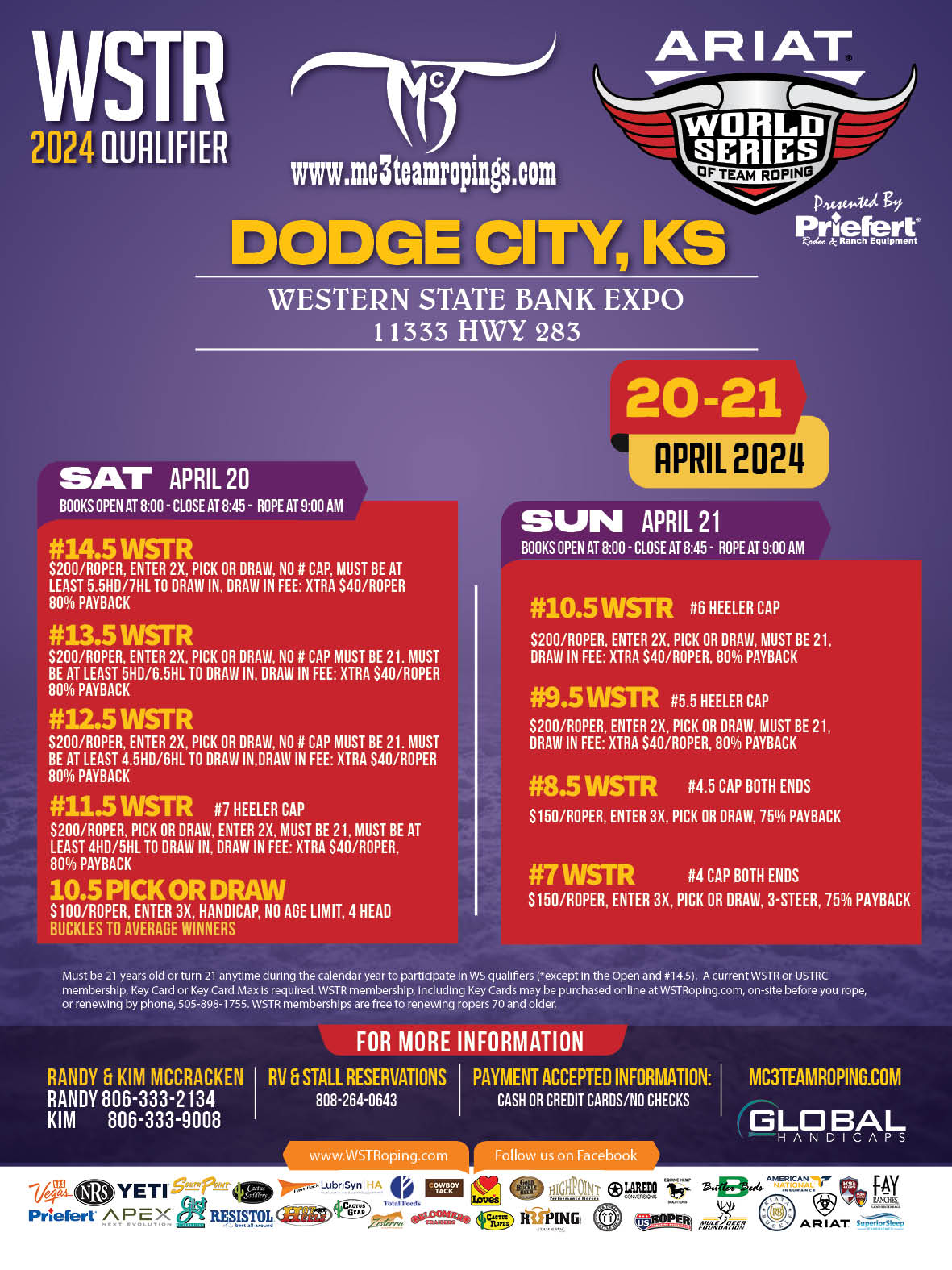 Calendar | World Series of Team Roping